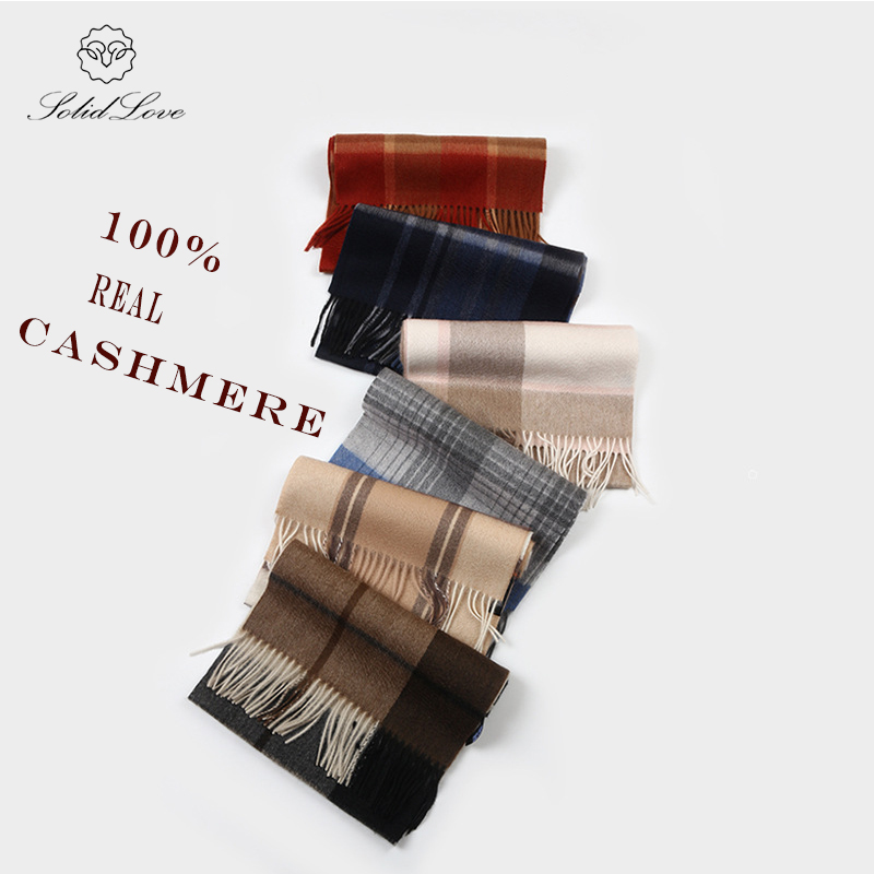 100% Cashmere Scarf   Plaid  W - Wool Scarf Men 리뷰 및 가격
