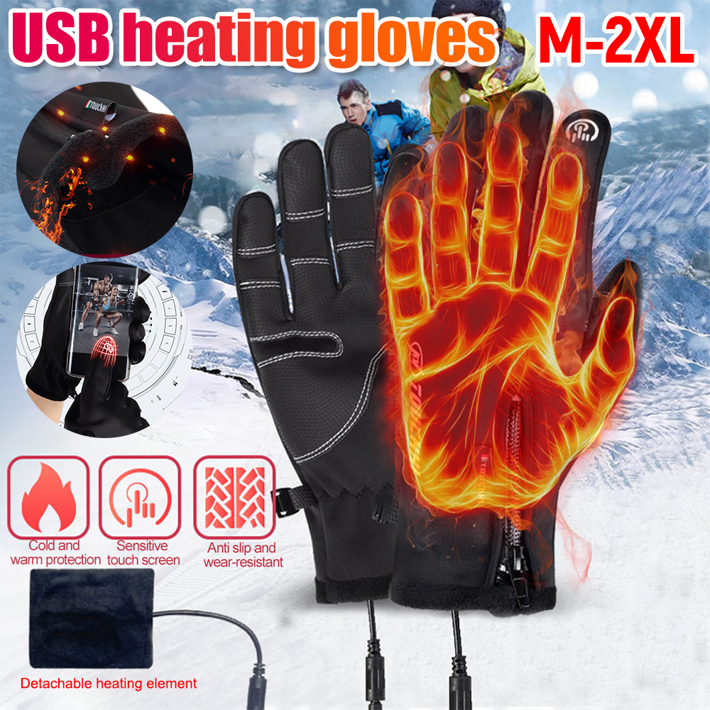 Winter Ski USB Heated Gloves T - Touch Screen Gloves 리뷰 및 가격
