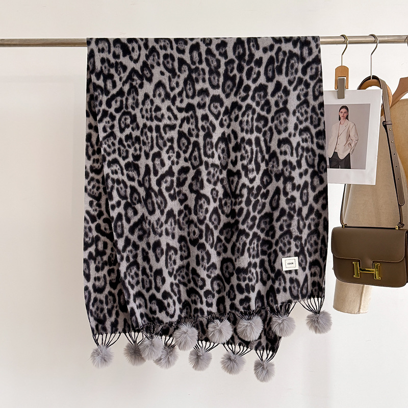 New Luxury Winter Leopard Two- - Shawl Wrap Winter 리뷰 및 가격