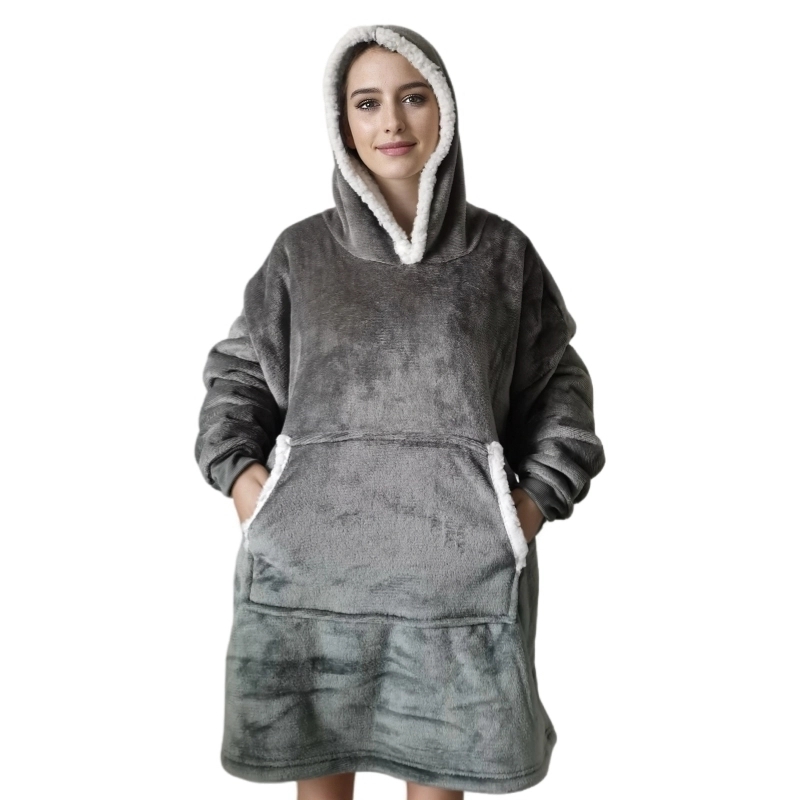 Wearable Adult Super Soft Flan - Sherpa Hoodie Fleece 리뷰 및 가격