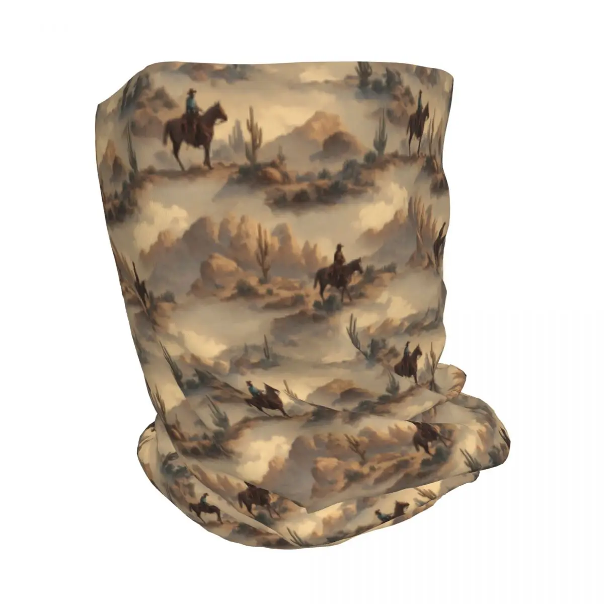 Cowboy In Desert Western Lands - Knit Beanie Hat Warm 리뷰 및 가격