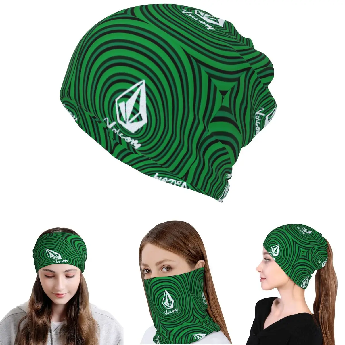 V-Volcom Logo Bandana Neck Gai - Knit Beanie Hat Warm 리뷰 및 가격