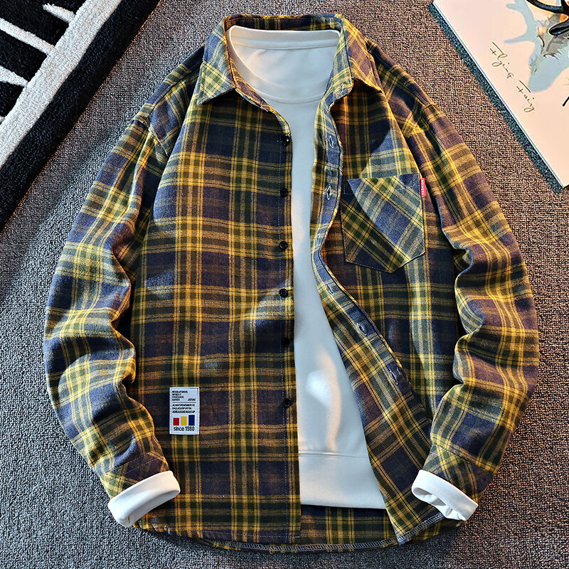 2025 New Arrival Mens Plaid Sh - Flannel Shirt Lined 리뷰 및 가격