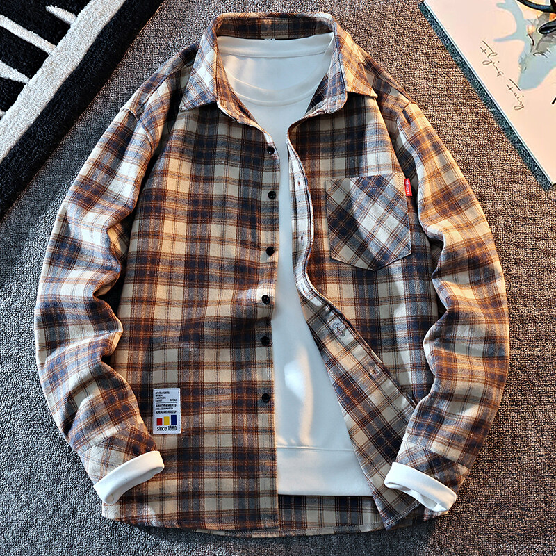 2025 New Arrival Mens Plaid Sh - Flannel Shirt Lined 리뷰 및 가격