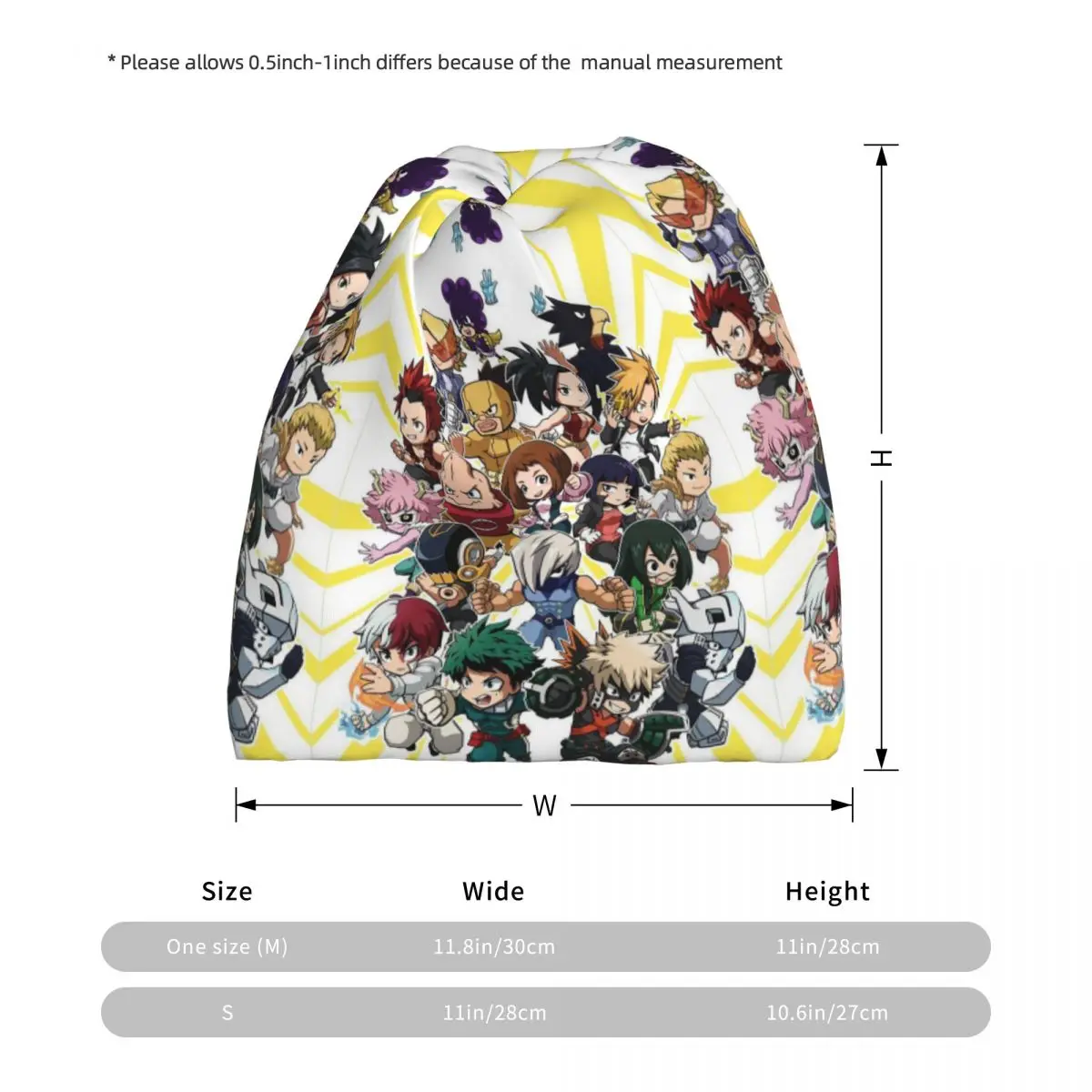My Hero Academia Bandana Neck  - Knit Beanie Hat Warm 리뷰 및 가격