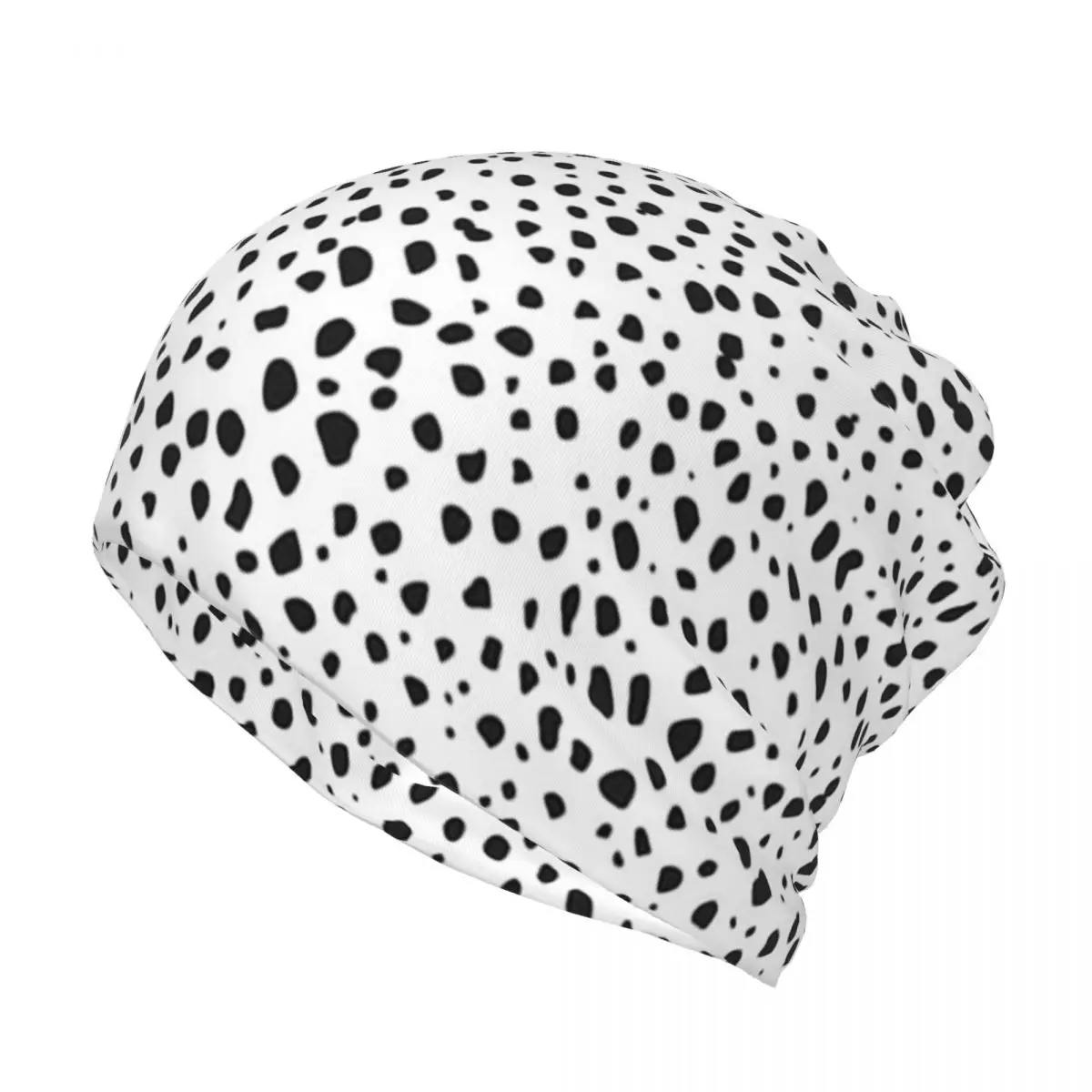 Dalmatian Spots Black And Whit - Knit Beanie Hat Warm 리뷰 및 가격
