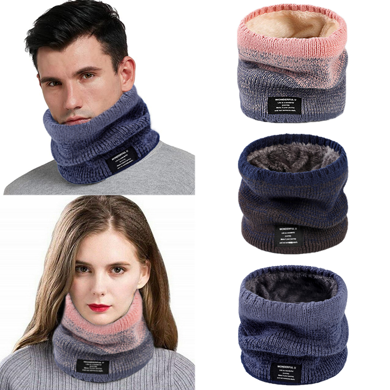 Winter Women Men's Knitted Gra - Wool Scarf Men 리뷰 및 가격
