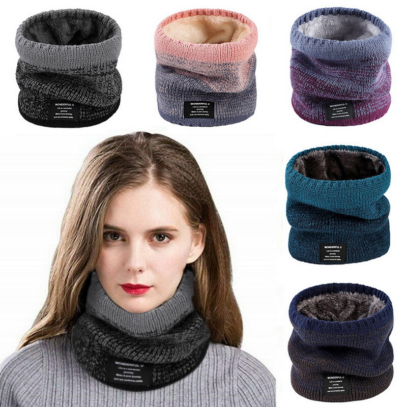 Winter Women Men's Knitted Gra - Wool Scarf Men 리뷰 및 가격