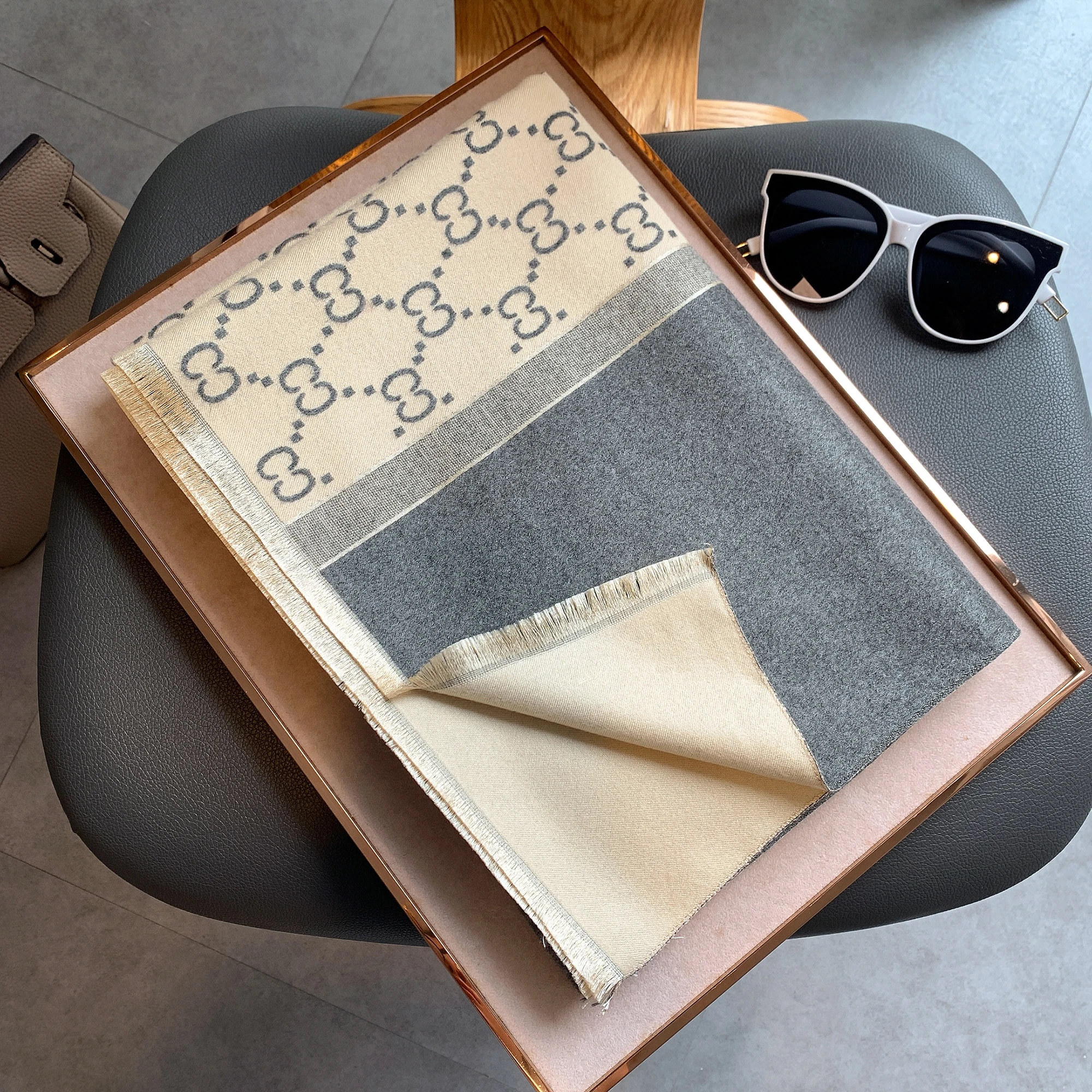 2025 Autumn and Winter New Eur - Wool Scarf Men 리뷰 및 가격
