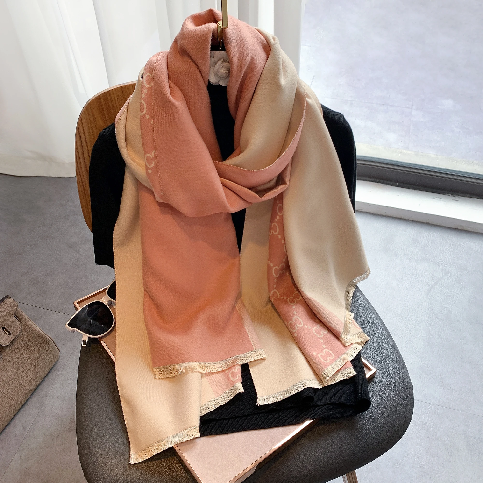 2025 Autumn and Winter New Eur - Wool Scarf Men 리뷰 및 가격