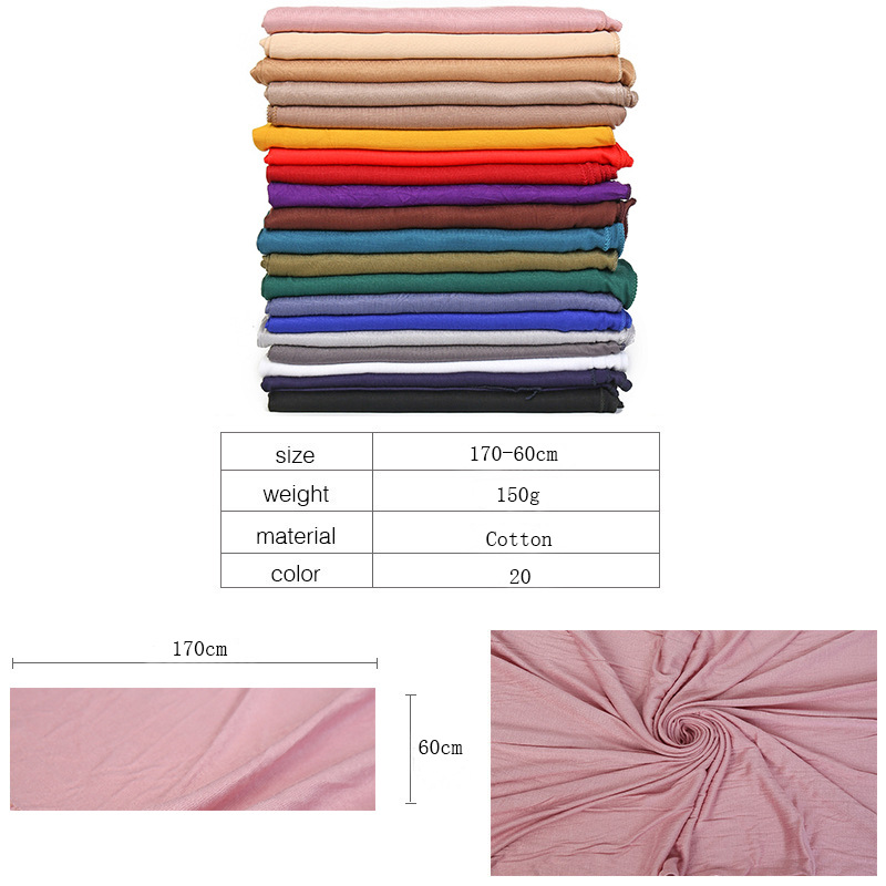 30 Colors Plain Solid Modal Je - Shawl Wrap Winter 리뷰 및 가격