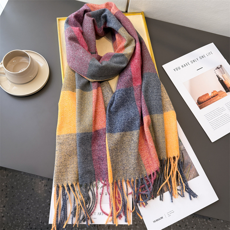 200*64cm New Fashion Cashmere  - Wool Scarf Men 리뷰 및 가격