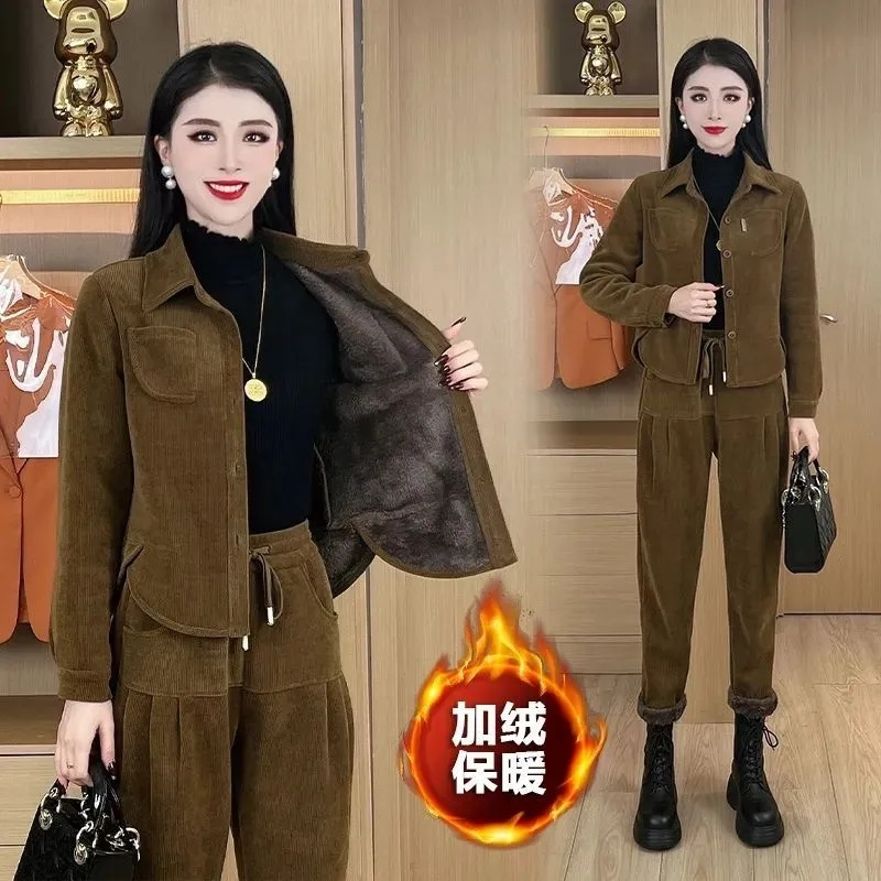 Autumn Winter Thick Corduroy S - Corduroy Pant Warm 리뷰 및 가격