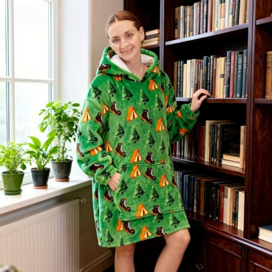Wearable Blanket Hoodie for Ad - Sherpa Hoodie Fleece 리뷰 및 가격