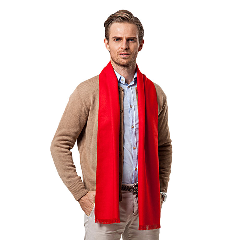 Fashion Winter Solid Color Men - Wool Scarf Men 리뷰 및 가격