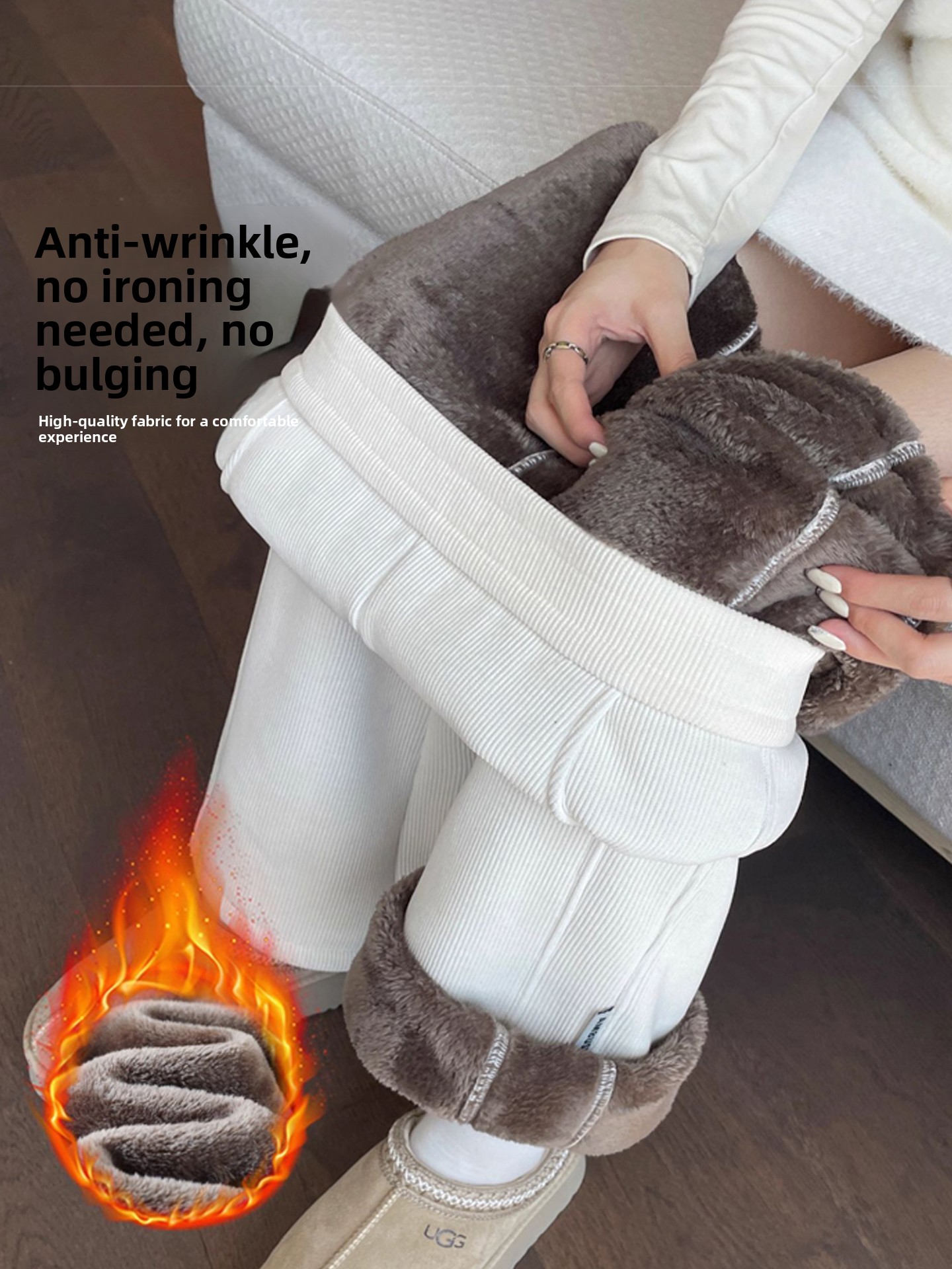 Lamb Velvet Thickened Women's  - Corduroy Pant Warm 리뷰 및 가격