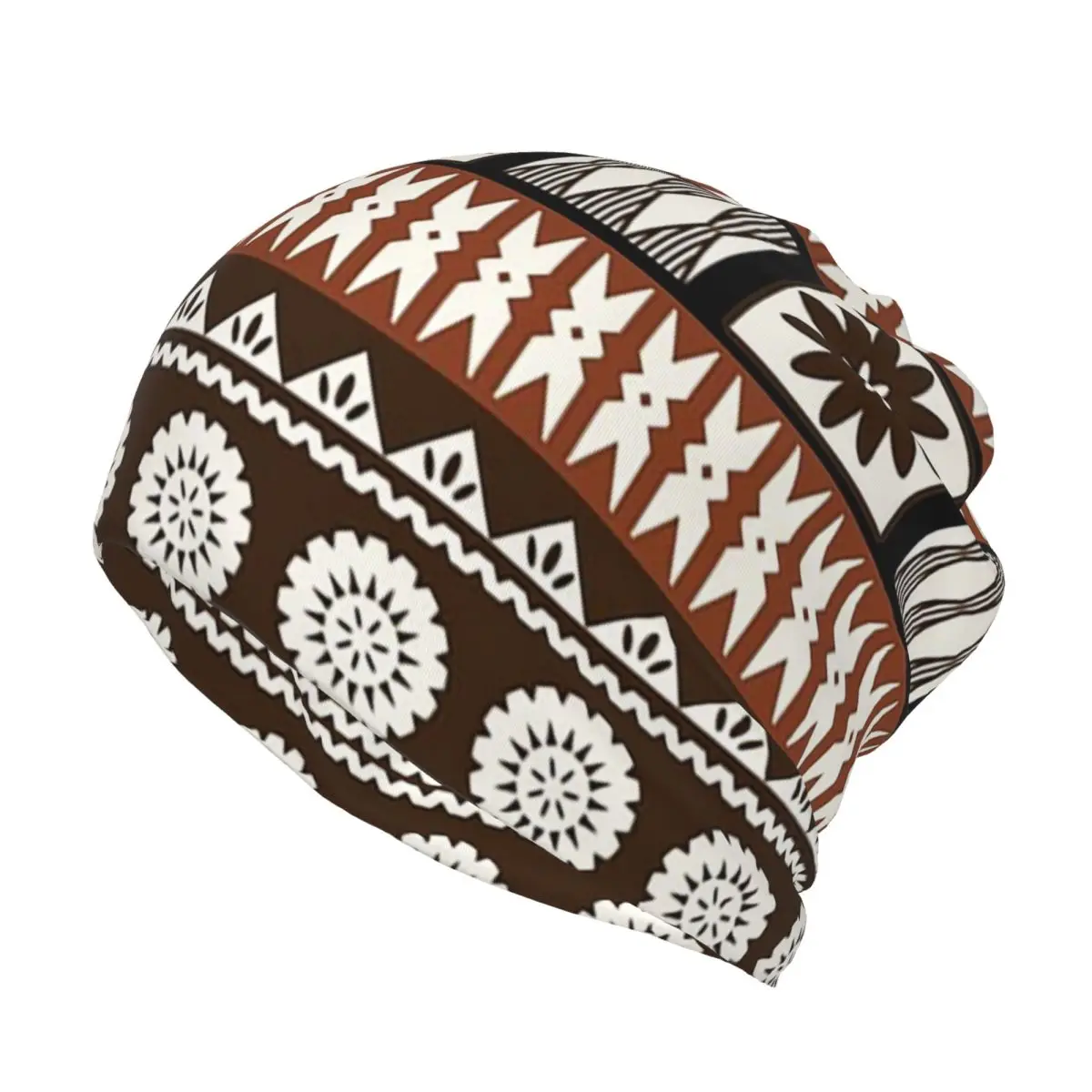 Fijian Masi - Tapa Bandana Nec - Knit Beanie Hat Warm 리뷰 및 가격