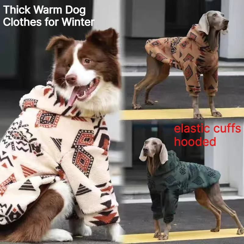 Winter Warm Hooded Dog Coat Sh - Sherpa Hoodie Fleece 리뷰 및 가격
