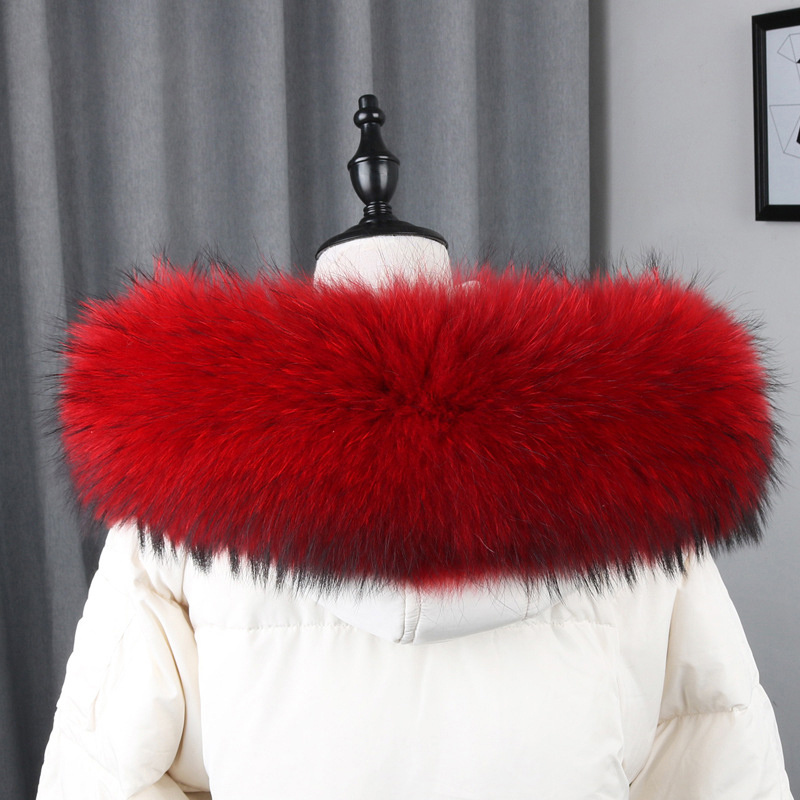 100% Real Fur Collar Coat Wint - Shawl Wrap Winter 리뷰 및 가격