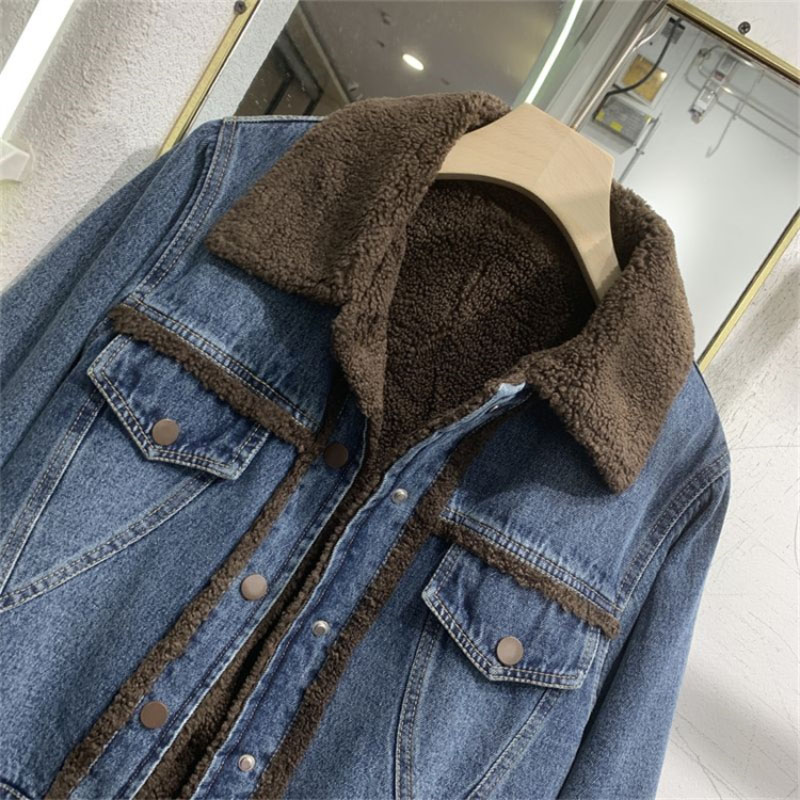 Thickened Denim Winter Coat Co - Down Jacket Packable 리뷰 및 가격