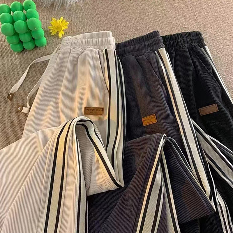 Corduroy Sweatpants Women Y2K  - Corduroy Pant Warm 리뷰 및 가격