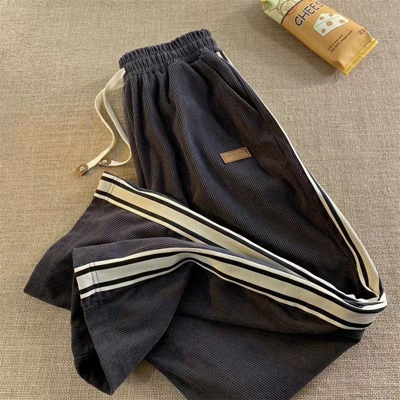 Corduroy Sweatpants Women Y2K  - Corduroy Pant Warm 리뷰 및 가격