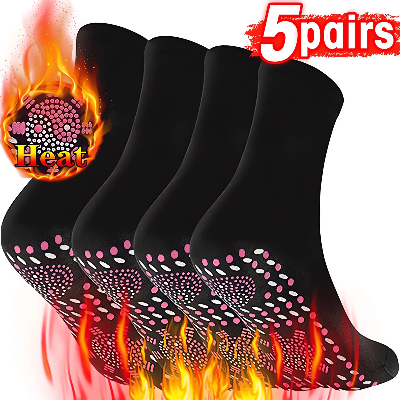 Clearance_1-10pairs Tourmaline - Thermal Sock Wool 리뷰 및 가격