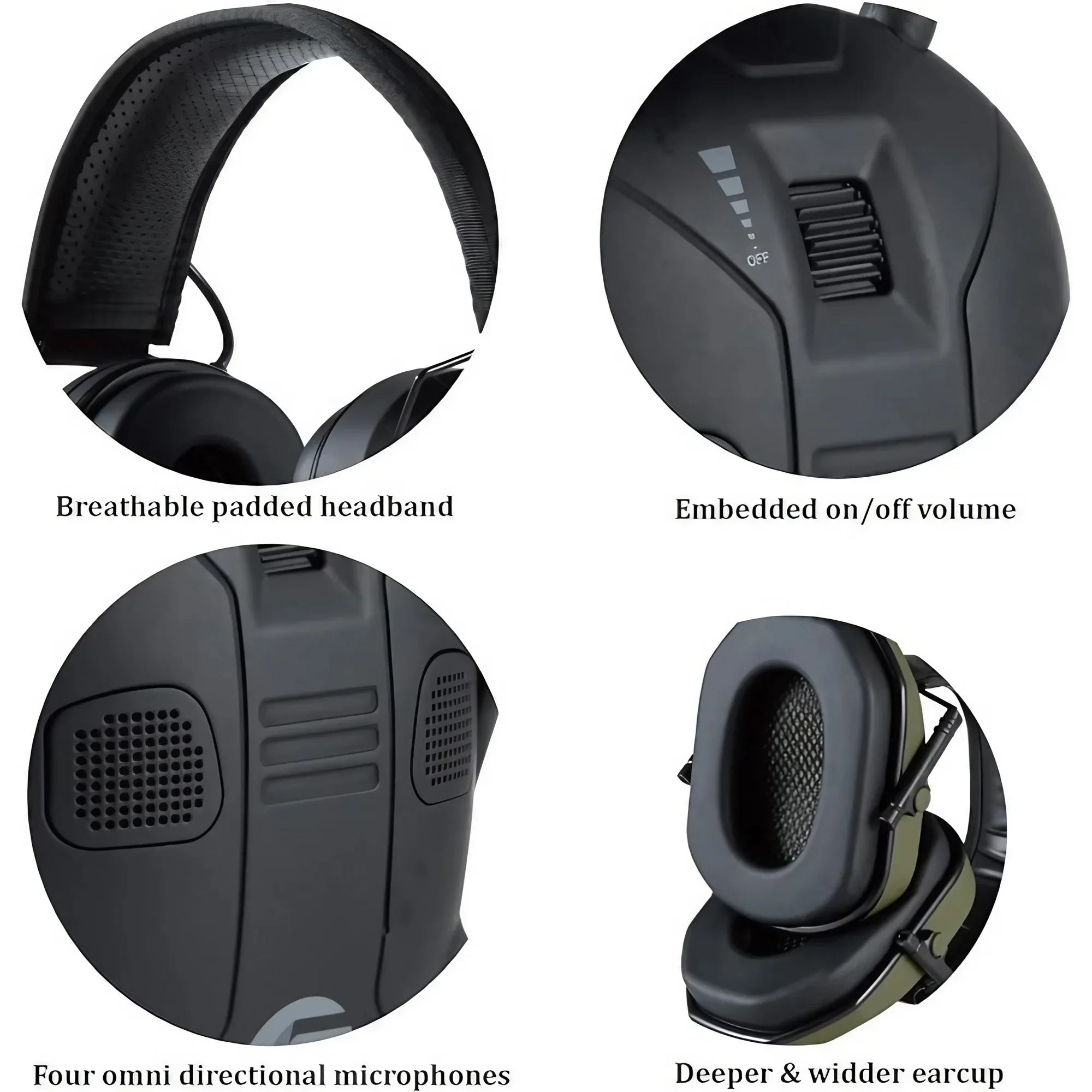 Foldable Tactical Hearing Prot - Earmuffs Foldable 리뷰 및 가격