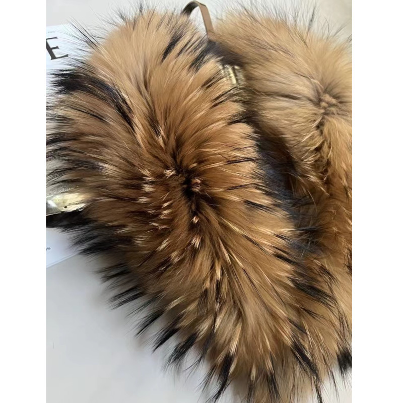 Raccoon Fur Collar Female Wint - Shawl Wrap Winter 리뷰 및 가격