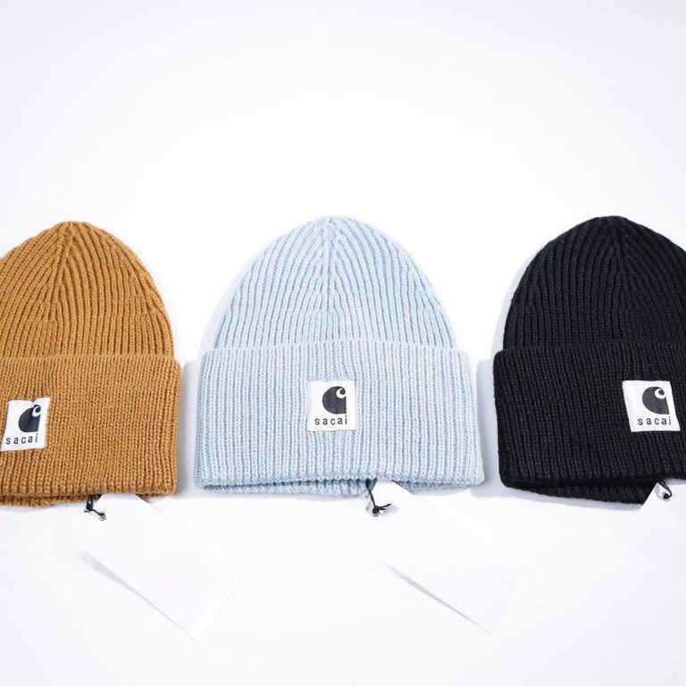 Vuu Sacai Collaborative Patchw - Knit Beanie Hat Warm 리뷰 및 가격