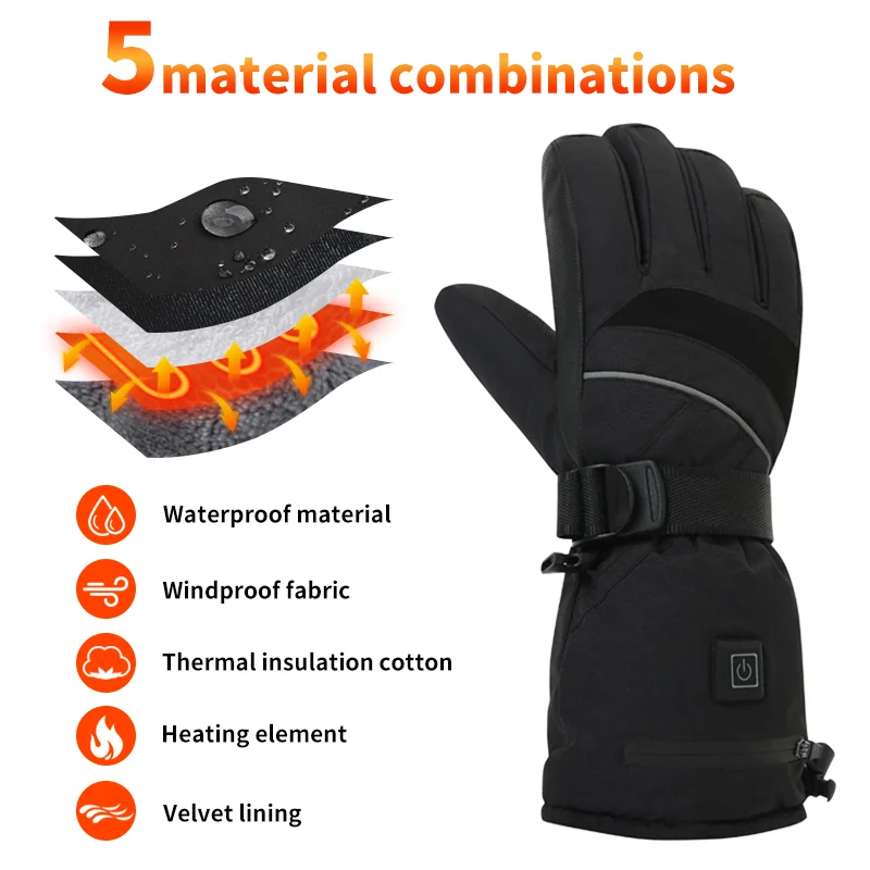 USB Rechargeable Heated Motorc - Touch Screen Gloves 리뷰 및 가격