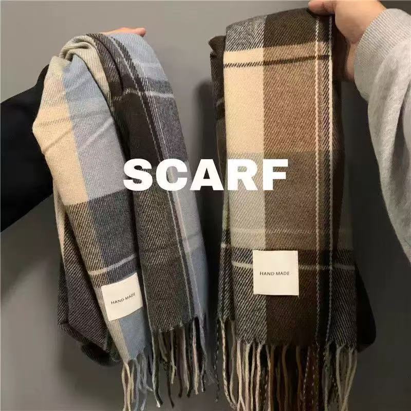 1 pc Fashionable and warm Brit - Wool Scarf Men 리뷰 및 가격