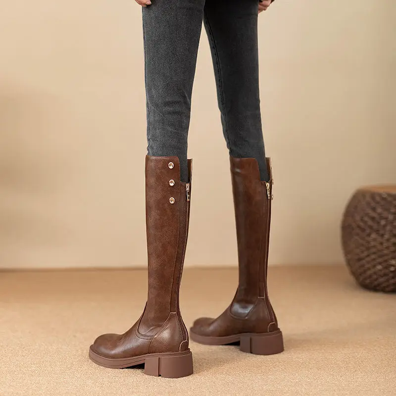 Autumn Winter Middle Heel Ladi - Waterproof Winter Boot 리뷰 및 가격